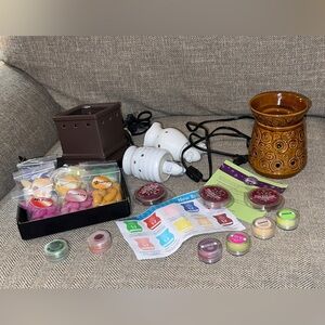 21 PC BUNDLE Scentsy Home Wax Melt Fragrance Warmers/Melts/Incenses HUGE LOT